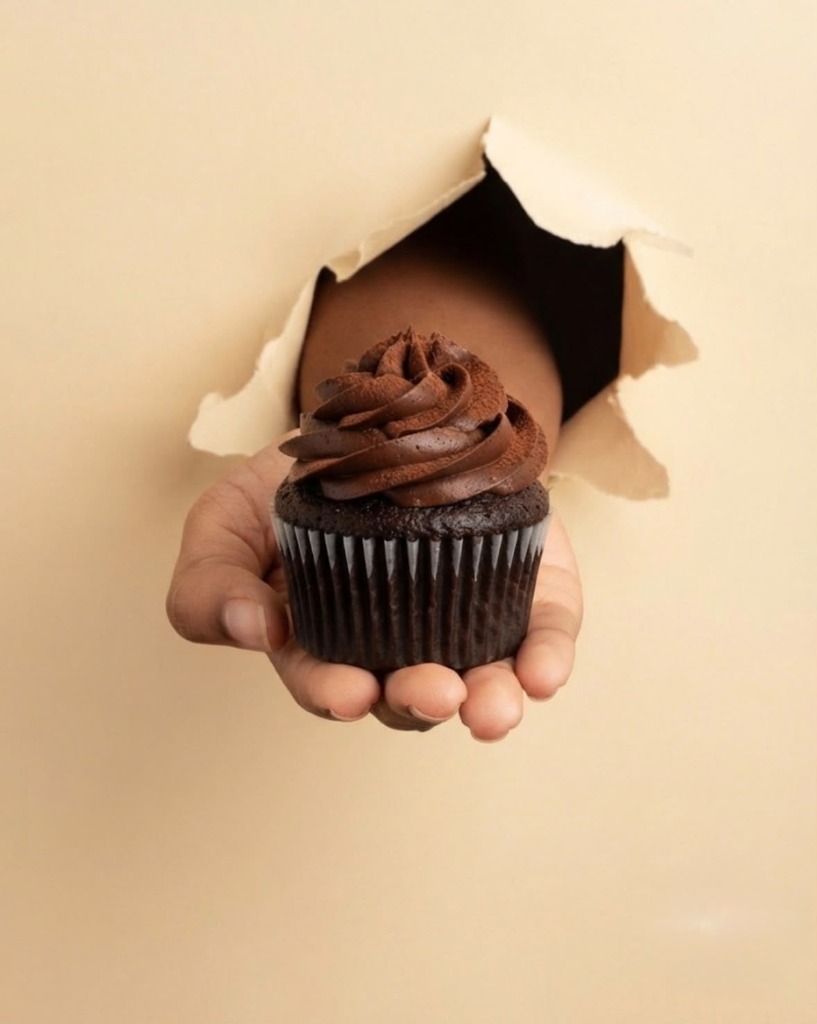Decadent chocolate cupcake